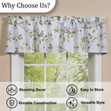 Dogwoods And Blue Birds Valance-Lange General Store