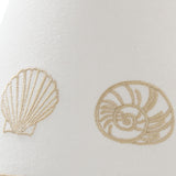 Cambridge Black Lantern Lamp with Sea Shell Shade