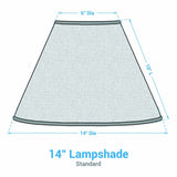 Black Star Lantern Lamp with Bridgeton Black Shade