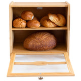 Double Layer Farmhouse Bread Box-Lange General Store