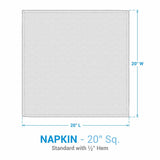 Down Hill Run Napkins Set of 4