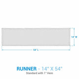 Down Hill Run Table Runners