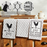 Down Home Our Roost Tea Towel Set of 3-Lange General Store
