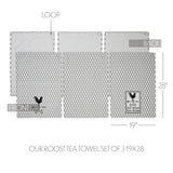 Down Home Our Roost Tea Towel Set of 3-Lange General Store