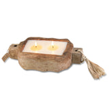 Driftwood Candle Tray Hand-Poured Soy Scented Candle - Small