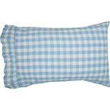 Dusk Buffalo Blue Check Pillow Cases-Lange General Store
