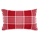 Exton Red Plaid Pillows-Lange General Store