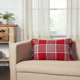 Exton Red Plaid Pillows - Lange General Store