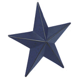 Faceted Metal Star Blue - Multiple Sizes-Lange General Store