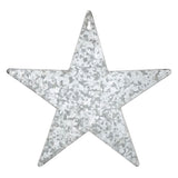 Faceted Metal Star Galvanized Wall Hanging w/Pocket-Lange General Store