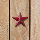 Faceted Metal Wall Star Red - Multiple Sizes - Lange General Store