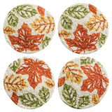 Fall Leaves Braided Coaster Set-Lange General Store