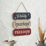 Family Friends Freedom Wall Hanging-Lange General Store