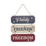 Family Friends Freedom Wall Hanging-Lange General Store