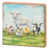 Farm Friends Block Sign-Lange General Store