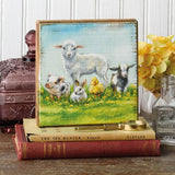 Farm Friends Block Sign-Lange General Store