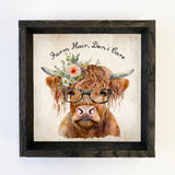 Farm Hair Don't Care Sign 6x6-Lange General Store
