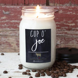 Farmhouse Mason Jar Candle - Cup O' Joe