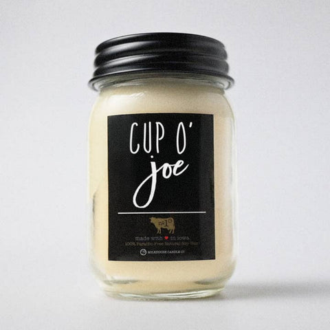 Farmhouse Mason Jar Candle - Cup O' Joe