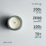 Farmhouse Mason Jar Candle - Farmhouse Christmas