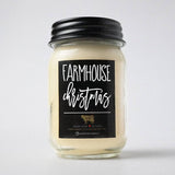 Farmhouse Mason Jar Candle - Farmhouse Christmas