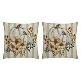 Farmhouse Pumpkin Pillow Cover Set of 2
