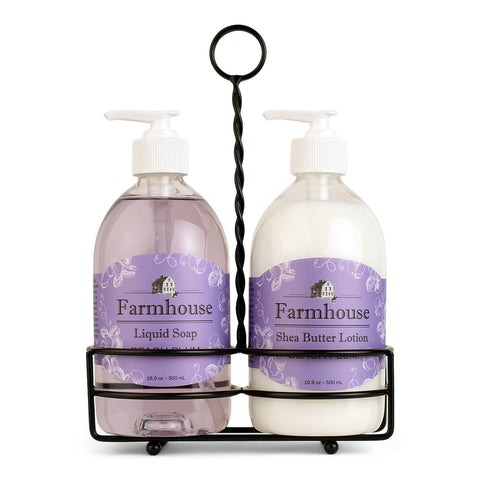 Farmhouse Shea Butter Lotion & Soap Caddy - Beach Plum-Lange General Store