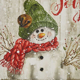 Farmhouse Snowman Utensil Crock-Lange General Store