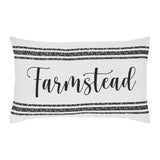Farmstead Black Applique Pillow-Lange General Store