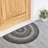 Farmstead Black Collection Braided Rugs - Oval-Lange General Store