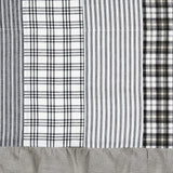 Farmstead Black Patchwork Valance-Lange General Store