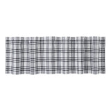 Farmstead Black Plaid Valance