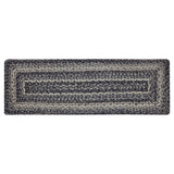 Farmstead Black Rectangle Stair Tread Latex Rug-Lange General Store