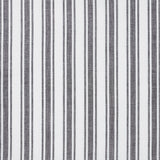 Farmstead Black Ticking Stripe Valance
