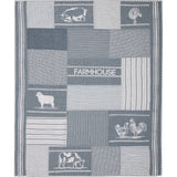 Farmstead Blue Farm Animal Throw-Lange General Store