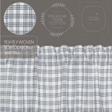 Farmstead Blue Plaid Valance