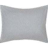 Farmstead Blue Ticking Stripe Sham-Lange General Store