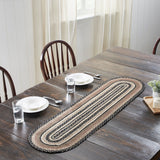 Farmstead Charcoal Braided Table Runner - Lange General Store