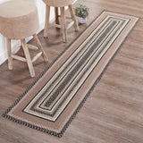 Farmstead Charcoal Collection Braided Rugs - Rectangle-Lange General Store