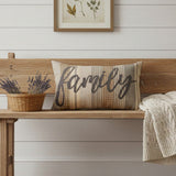 Farmstead Charcoal Family Pillow-Lange General Store