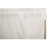 Farmstead Charcoal Gather Valance-Lange General Store