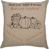 Sawyer Mill Charcoal Harvest Festival Pillow-Lange General Store