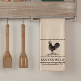 Farmstead Charcoal Kitchen Towel - Poultry-Lange General Store