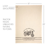 Farmstead Charcoal Kitchen Towel - Tractor-Lange General Store
