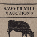 Farmstead Charcoal Kitchen Towels - Cow-Lange General Store