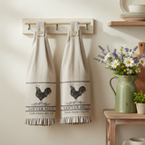 Farmstead Charcoal Kitchen Towels - Poultry-Lange General Store