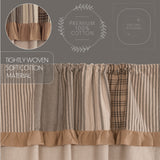 Farmstead Charcoal Patchwork Panel Curtains