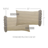 Farmstead Charcoal Pillow Cases Set
