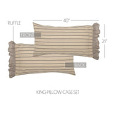Farmstead Charcoal Pillow Cases Set