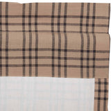 Farmstead Charcoal Plaid Valance